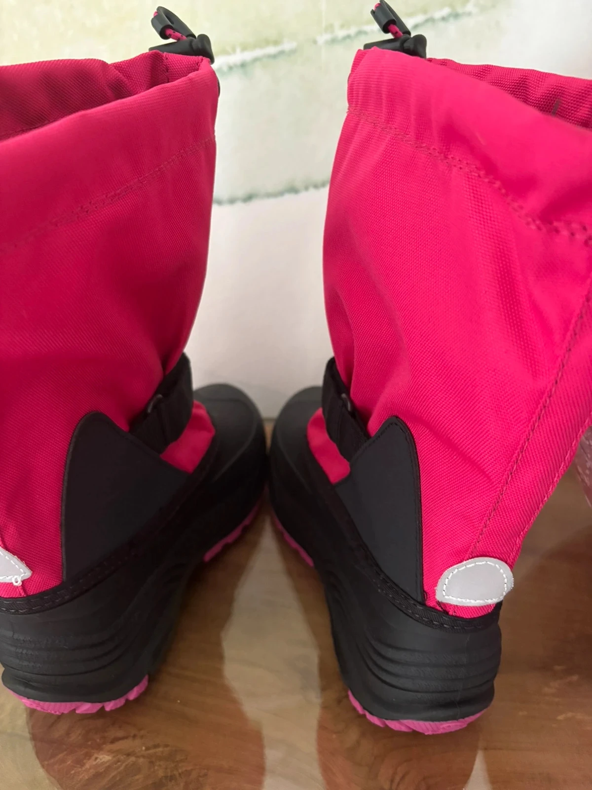 Botas de neve Kamik rosa escuro para meninas, tamanho 32, pós-esqui – photo 6